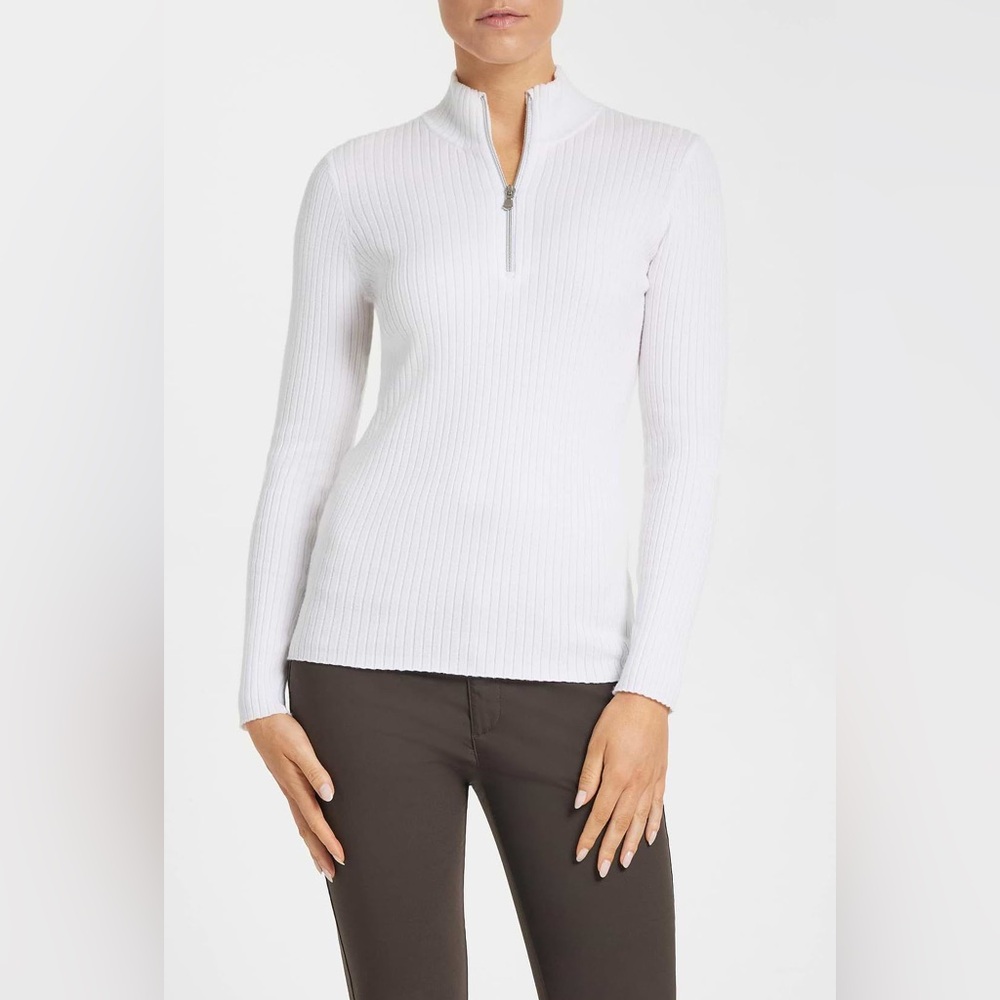 Anatomie‎ Stacey Ribbed Sweater White